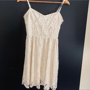 Talula cream lace dress